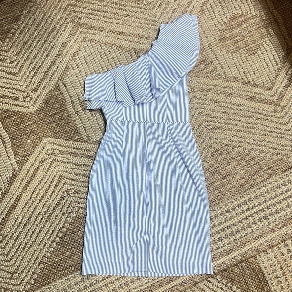 J.Crew One Shoulder Dress - Picture 2 of 6